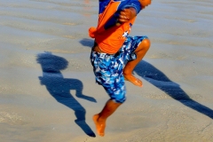 Ausgelassenheit am Strand