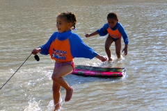 Bodyboarding in Muizenberg