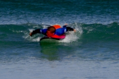Anpaddeln einer Welle