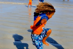 Ausgelassenheit am Strand