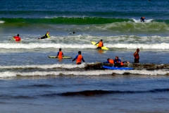 Surfen am Muizenberg Beach